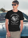 Couple More Days Construction We're Always Almost Done Funny Black T-Shirt - Navy