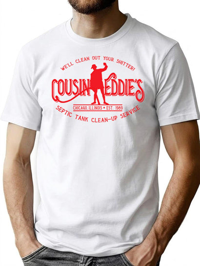 Cousin Eddie'S Septic Tank Clean Up Service Lts T-Shirt for Men & Women, T-Shirts Graphic Tee - Black