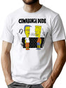 Cowabunga Dude Bootleg Graphic T-Shirt - White