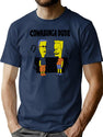 Cowabunga Dude Bootleg Graphic T-Shirt - Navy