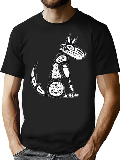 Coyote T-Shirt for Men & Women, T-Shirts Graphic Tee - Black