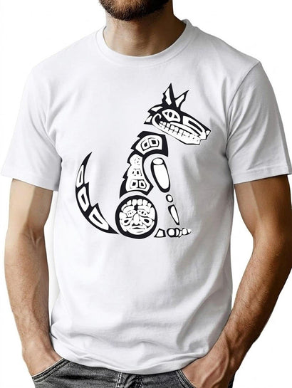 Coyote T-Shirt for Men & Women, T-Shirts Graphic Tee - Black