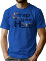 Crap Your Hands Make Noise Bootleg Graphic T-Shirt - Blue
