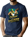 Creature Black Lagoon T-Shirt for Men & Women, T-Shirts Graphic Tee - Navy