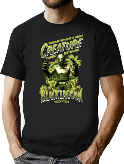 Creature From The Black Lagoon T-Shirt for Men & Women, T-Shirts Graphic Tee - Black