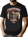 Creepshow 1982 Oval Worn Out T-Shirt for Men & Women, T-Shirts Graphic Tee - Black