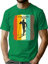 Cross-Country Skiing Retro 70S Vintage Nordic Gift T-Shirt for Men & Women, T-Shirts Graphic Tee - Green
