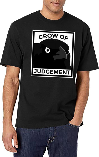 Crow Of Judgement T-Shirt for Men & Women, T-Shirts Graphic Tee - Black
