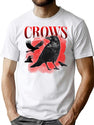 Crows Vintage Bootleg Rap Bootleg Graphic T-Shirt - White