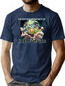 Cryptocurrency'S The Future Bootleg Design Btc Bootleg Graphic T-Shirt - Navy