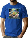 Cryptocurrency'S The Future Bootleg Design Btc Bootleg Graphic T-Shirt - Blue