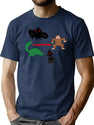 Cryptoids Bootleg Graphic T-Shirt - Navy