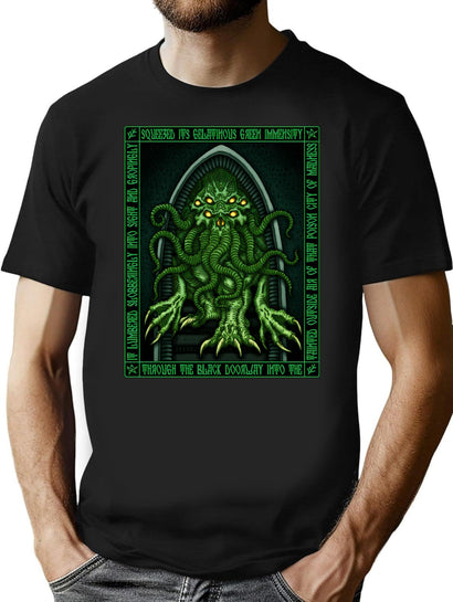 Cthulhu Icon - Azhmodai 2020 T-Shirt for Men & Women, T-Shirts Graphic Tee - Black