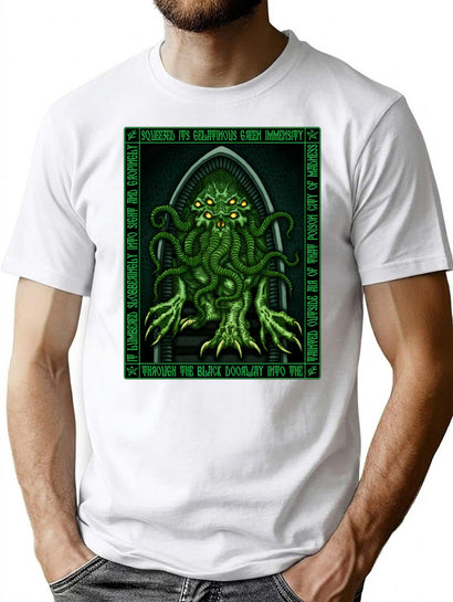 Cthulhu Icon - Azhmodai 2020 T-Shirt for Men & Women, T-Shirts Graphic Tee - Black