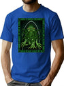 Cthulhu Icon - Azhmodai 2020 T-Shirt for Men & Women, T-Shirts Graphic Tee - Blue