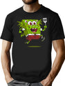Cthulhu Pants - Funny Lovecraft Cartoon Horror T-Shirt for Men & Women, T-Shirts Graphic Tee - Black