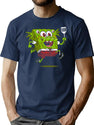 Cthulhu Pants - Funny Lovecraft Cartoon Horror T-Shirt for Men & Women, T-Shirts Graphic Tee - Navy
