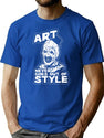 Cuan Horor Terrifier Film Halloween T-Shirt for Men & Women, T-Shirts Graphic Tee - Blue