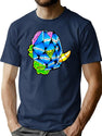 Cuben Bootleg Graphic T-Shirt - Navy