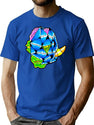 Cuben Bootleg Graphic T-Shirt - Blue