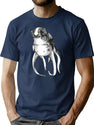Cuddlefish - Subnautica Premium Heavyweight Cotton T-Shirt - Navy