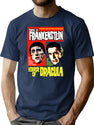 Curse Of Frankenstein Horror Of Dracula T-Shirt for Men & Women, T-Shirts Graphic Tee - Navy