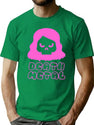 Cute Death Metal Bootleg Graphic T-Shirt - Green