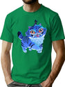 Cute Demon Cat K-Pop Demon Hunter T-Shirt for Men & Women, T-Shirts Graphic Tee - Green