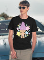Cute Lucky Troll T-Shirt for Men & Women, T-Shirts Graphic Tee - Navy