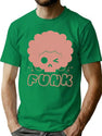 Cute Skull Funk Bootleg Graphic T-Shirt - Green