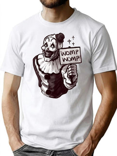 Cute Terrifier Arty Halloween Vintage Halloween Scary Movie T-Shirt for Men & Women, T-Shirts Graphic Tee - Black