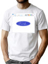 Cutlery Car (With Ms Paint Border) Bootleg Graphic T-Shirt - White