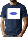 Cutlery Car (With Ms Paint Border) Bootleg Graphic T-Shirt - Navy