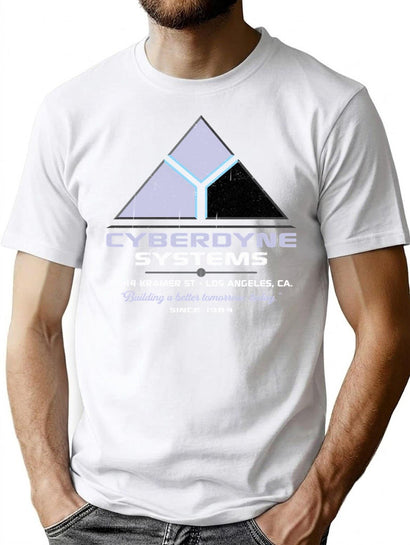 Cyberdyne Systems Building A Better Tomorrow Today T-Shirt for Men & Women, T-Shirts Graphic Tee - Black