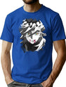 D0Ma Upper Moon 2 (1) T-Shirt for Men & Women, T-Shirts Graphic Tee - Blue