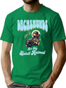 Dachshunds Are My Spirit Animal Bootleg Graphic T-Shirt - Green