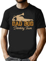 Dad Bod Drinking Team - Father Beer Drinker Retro Vintage T-Shirt for Men & Women, T-Shirts Graphic Tee - Black