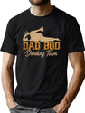 Dad Bod Drinking Team - Father Beer Drinker Retro Vintage T-Shirt for Men & Women, T-Shirts Graphic Tee - Green