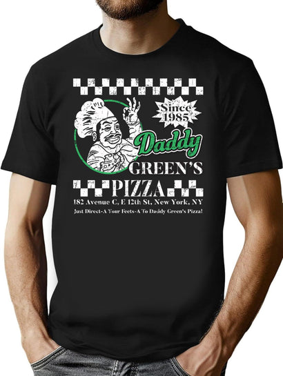 Daddy Green'S Pizza Last Dragon T-Shirt for Men & Women, T-Shirts Graphic Tee - Black