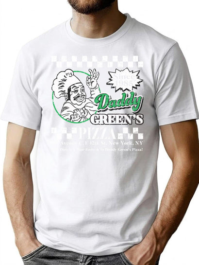 Daddy Green'S Pizza Last Dragon T-Shirt for Men & Women, T-Shirts Graphic Tee - Black
