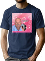 Daddy Winkle Bertram Be Respectful to Daddy Wow Yrs22 Classic Premium Heavyweight Cotton T-Shirt - Navy