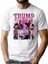 Daddy'S Home Take American Back Bootleg Design Bootleg Graphic T-Shirt - White