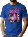 Daddy'S Home Take American Back Bootleg Design Bootleg Graphic T-Shirt - Blue