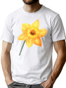 Daffodil T-Shirt for Men & Women, T-Shirts Graphic Tee - White