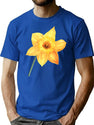 Daffodil T-Shirt for Men & Women, T-Shirts Graphic Tee - Blue