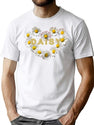 Daisy Flower Means Hope Flexis00 Bootleg Graphic T-Shirt - White