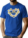 Daisy Flower Means Hope Flexis00 Bootleg Graphic T-Shirt - Blue