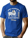 Damone'S Ticket Service T-Shirt for Men & Women, T-Shirts Graphic Tee - Blue