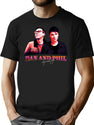Dan And Phil Bootleg Shirt Design Bootleg Graphic T-Shirt - Black
