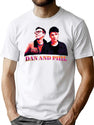 Dan And Phil Bootleg Shirt Design Bootleg Graphic T-Shirt - White